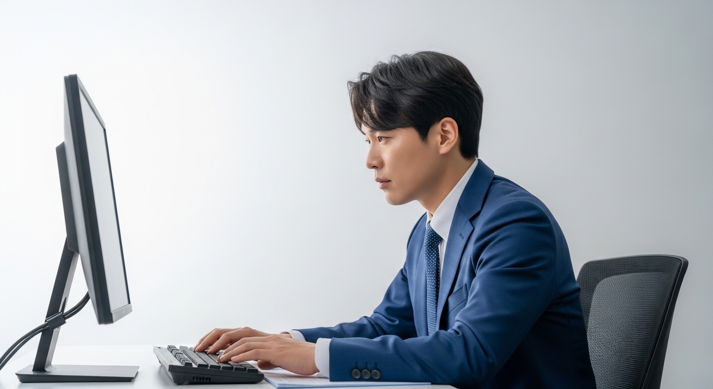 하루 8시간 이상 모니터를 사용하는 직장인이 겪는 디지털 눈 피로 증상